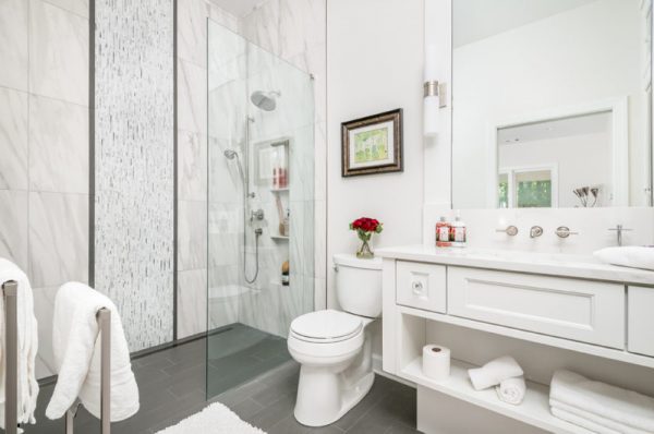 Bathroom addition in a home in Alpharetta