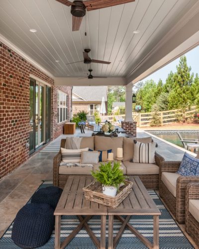 Remodeled outdoor living space
