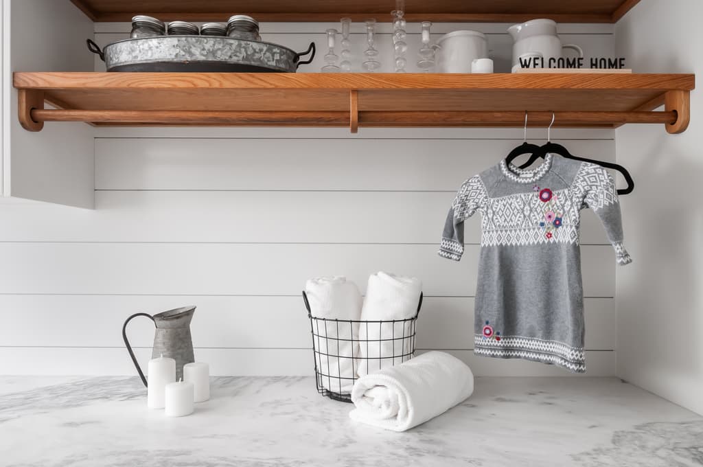 elegant family-friendly laundry room-mudroom