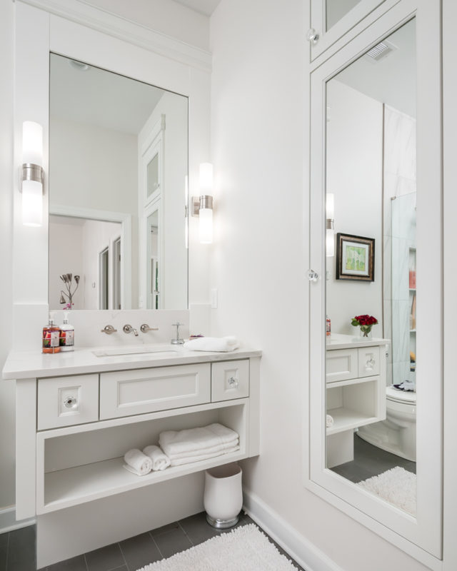 Large bathroom mirrors with frames