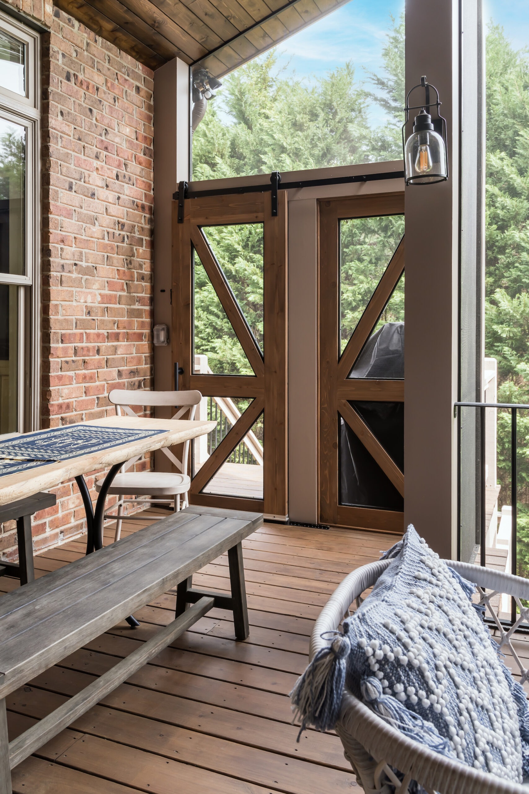 An Inviting ScreenedIn Porch Remodeling Project in Marietta, GA