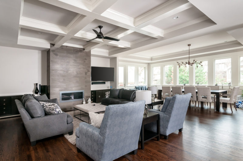 5 Great Ceiling Ideas coffered tray