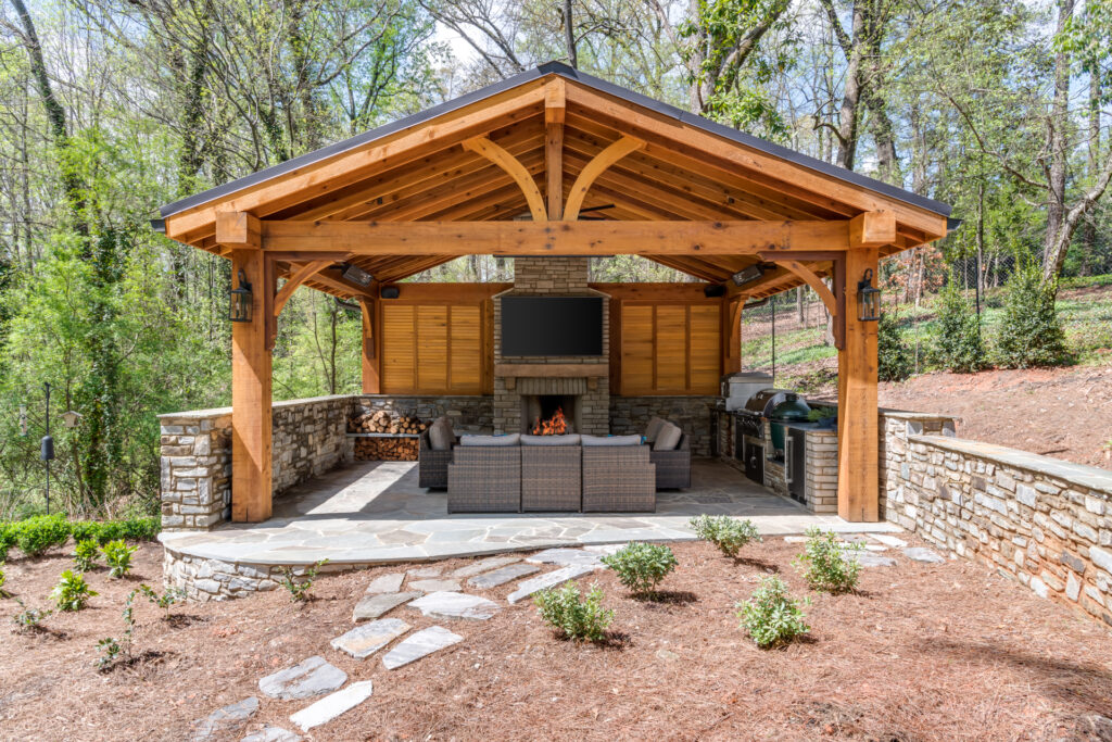 outdoor pavilion 10 Ways To Improve Your Outdoor Living Space