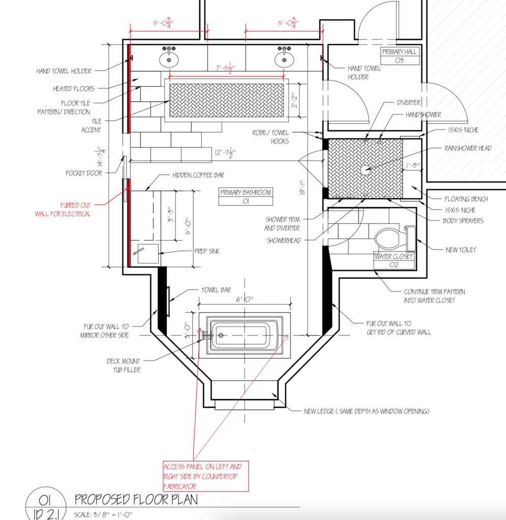 a drawing of a floor plan for a house