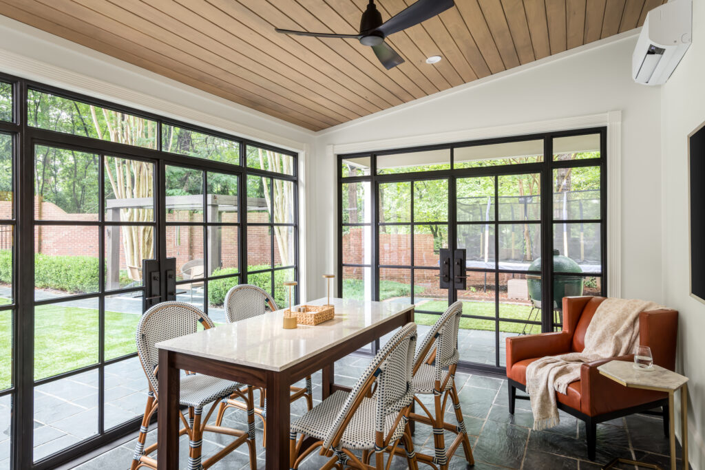 Stylish Update For a Sunporch