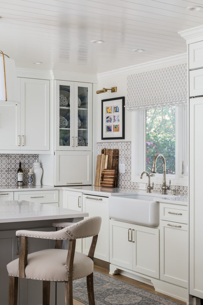 two sinks in the kitchen