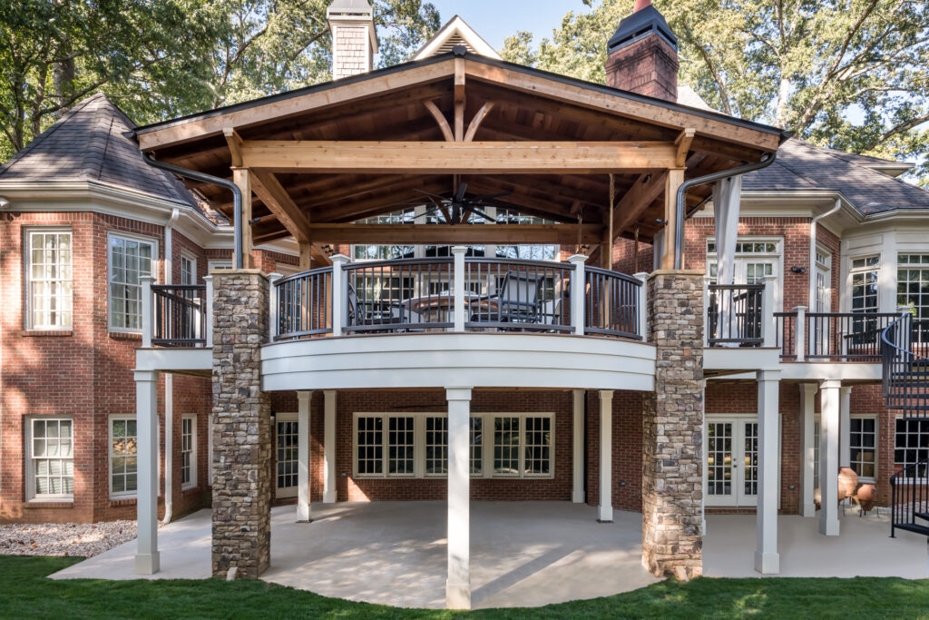 refined rustic porch 