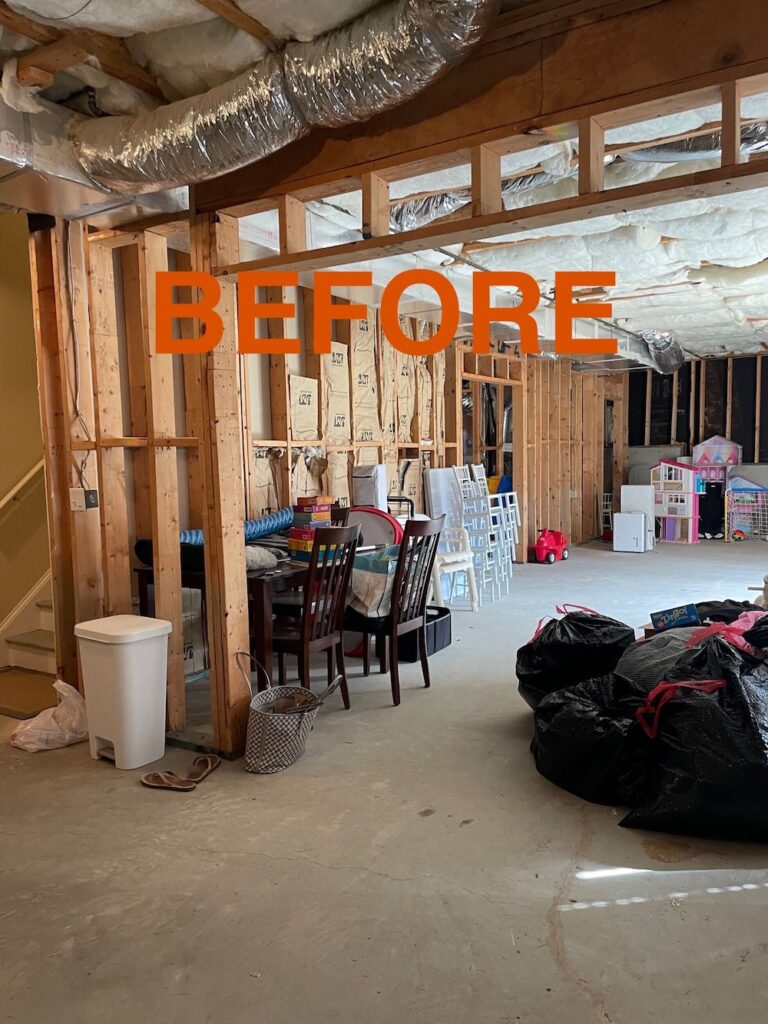a picture of a room that is under construction