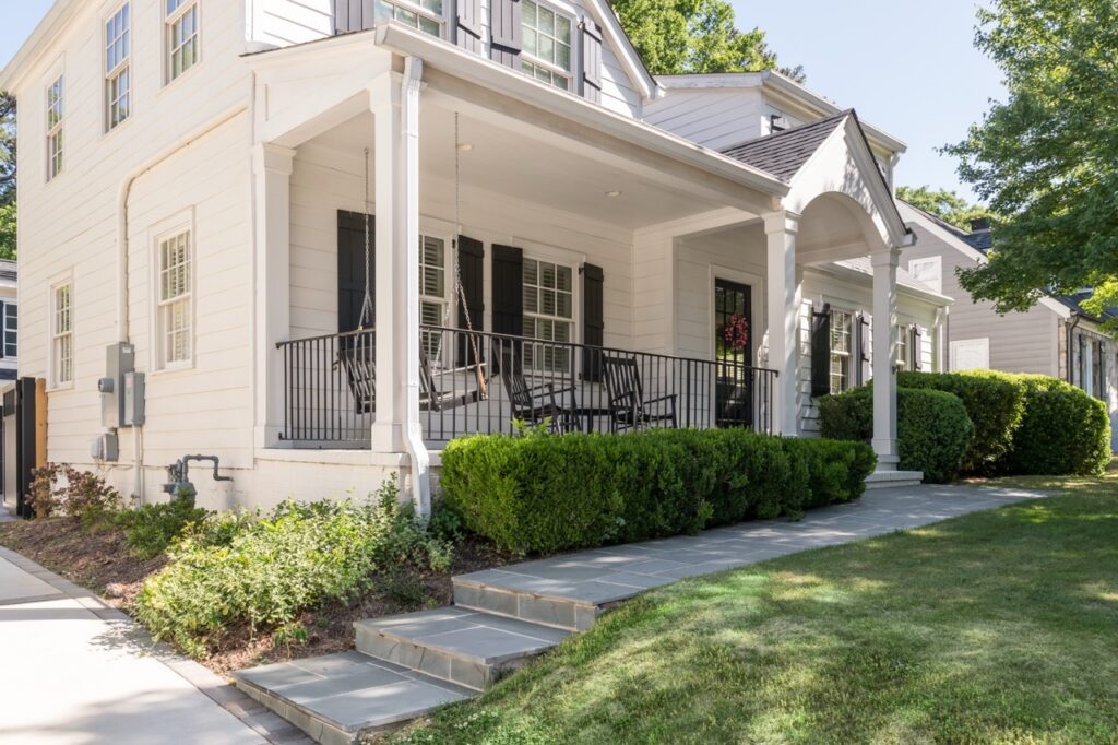 Enhanced curb appeal and new garage